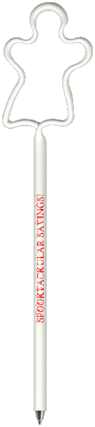 Ghost Fun Shaped Pen, Novelty Pen, Standard Size Pen, Promotional Pen, Personalized Pens.